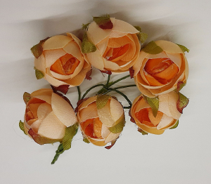 Цветы для декора  (6 шт, 2см)