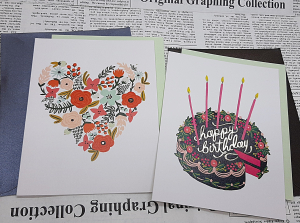 Открытки  в конвертиках41425  (2 шт), ЦЕНА ЗА 1 ШТ