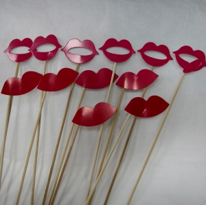 Набор фото-бутафория цв. красный