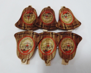 Новогодний декор на прищепке .