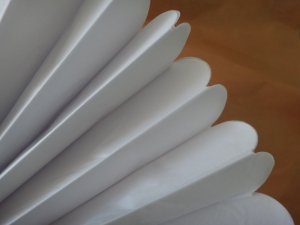 Белый помпон - 30см