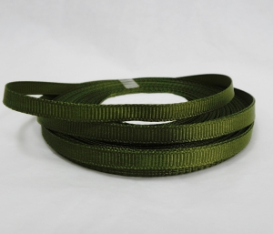 Лента репсовая 0,6 см ( 18 м )цв.23 темнозеленый