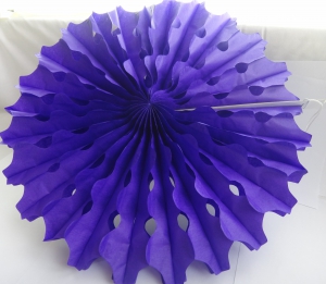 Гармошка декоративная (40 см) цвет сиреневый .