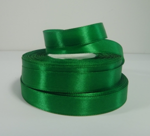 Лента атласная 12 мм( 23 метра)цв. 19 зеленый .