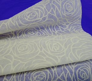 Флизелин для упаковки цветов( 56х54 см ,5 листов ) цв.ванильный