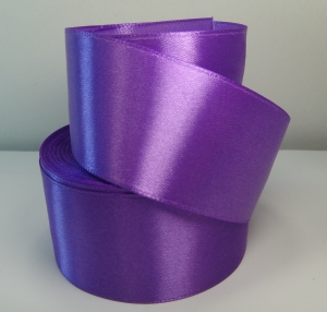 Лента атласная 40 мм (46 тем.мал. фуксия/ 23 метра)
