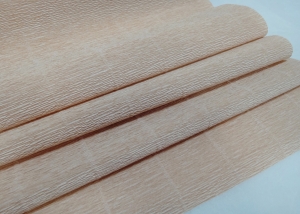 Бумага крепп  (50х250 см)  Цвет пудровый - Италия.