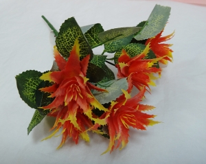 Ветка  ананаса с цветами ( диаметр 15 см , длина  26 см )