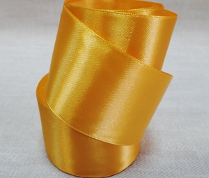 Лента атласная 50 мм (цв. 157 золот. персик  , 23 метра )