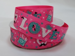 Лента репсовая. (высота 2,7 см,в рулоне 23 метра) .