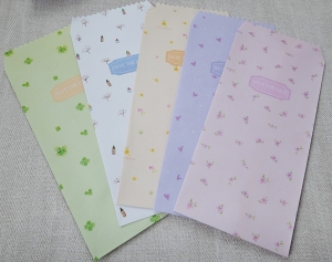 Конверт подарочный (упаковка 5 шт  11х8 см.)