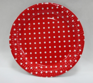 Тарелочка - "День Рождения" диаметр 23 см (комплект 10 шт.)