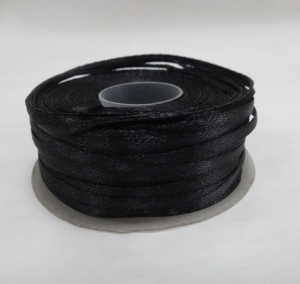 Лента атласная 3 мм ( 91метр )цв. 39 черный