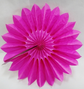 Гармошка декоративная  цв. малиновый , (40см)