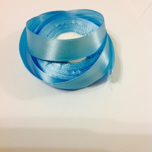 Лента атласная 25 мм(цв 187.голубой / 23 метра)