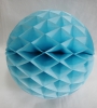 Шар декоративный , соты , голубой, диаметр 30 см.